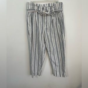 Madewell Linen Crop Pants